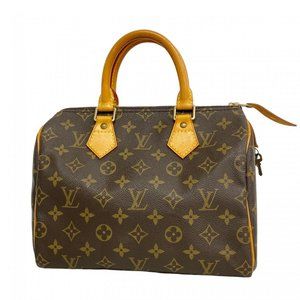 LOUIS VUITTON Brown Monogram Speedy 25 Bag